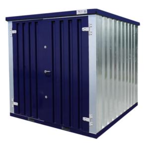 Container de Stockage Démontable Bleu Acier 2 x 2 mètres – Image 4
